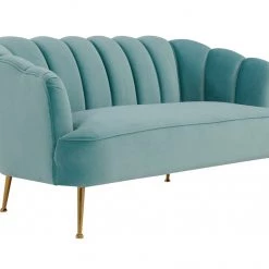 TOV Living Room Daisy Velvet Settee