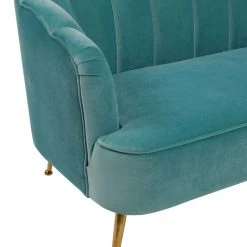 TOV Living Room Daisy Velvet Settee