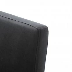 VIG Modrest Trea - Modern Black Velvet & Rosegold Dining Chair