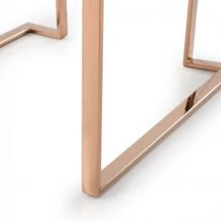 VIG Modrest Trea - Modern Black Velvet & Rosegold Dining Chair