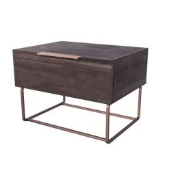 VIG Nova Domus Benzon Italian Modern Dark Rovere Bedroom Set Beds & Headboards