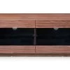 VIG Modrest Frost Modern Small Walnut TV Stand