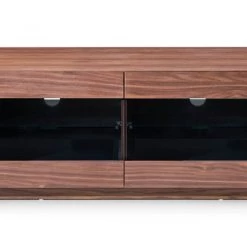 VIG Modrest Frost Modern Small Walnut TV Stand