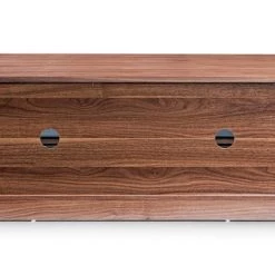 VIG Modrest Frost Modern Small Walnut TV Stand