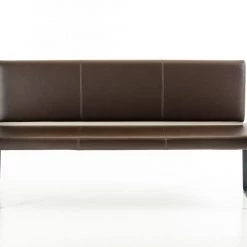 VIG Modrest Union Modern Brown Leatherette Dining Bench Bedroom