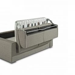 VIG Living Room Modrest Made In Italy Urrita - Modern Gray Fabric Sofa Bed W/ Full Size Mattress