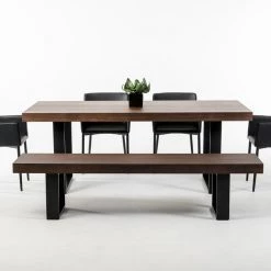 VIG Dining Room Modrest Lola Modern Walnut Dining Table