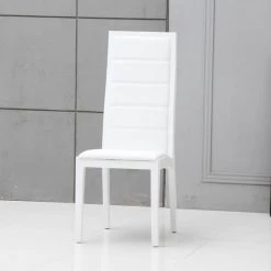 VIG Dining Room Donna - Contemporary White Leatherette Dining Chair (Set Of 2)