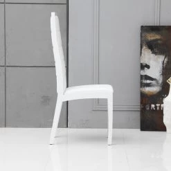 VIG Dining Room Donna - Contemporary White Leatherette Dining Chair (Set Of 2)