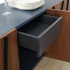 VIG Modrest Strand Modern Walnut & Grey Buffet