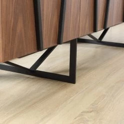 VIG Modrest Strand Modern Walnut & Grey Buffet