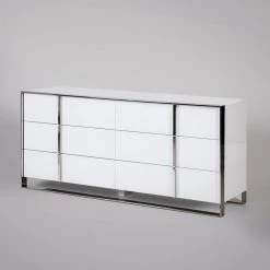 VIG Beds & Headboards Nova Domus Francois Modern White Bedroom Set