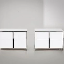 VIG Beds & Headboards Nova Domus Francois Modern White Bedroom Set