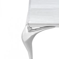 VIG Modrest Vince - Modern Faux Marble & Stainless Steel Dining Table Dining Room