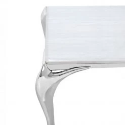 VIG Modrest Vince - Modern Faux Marble & Stainless Steel Dining Table Dining Room