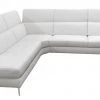 VIG Living Room Coronelli Collezioni Viola - Italian Contemporary Grey Leather Left Facing Sectional Sofa