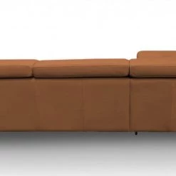 VIG Living Room Coronelli Collezioni Viola - Italian Contemporary Cognac Leather Left Facing Sectional Sofa