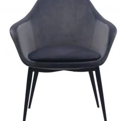 VIG Modrest Wilson Modern Velvet & Black Dining Chair Dining Room
