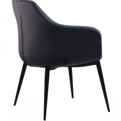 VIG Modrest Wilson Modern Velvet & Black Dining Chair Dining Room