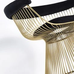 VIG Dining Room Modrest Chandler - Modern Velvet & Gold Dining Chair