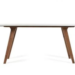 VIG Dining Room Modrest Zeppelin Modern Smoked Glass Dining Table