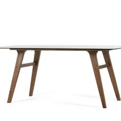 VIG Dining Room Modrest Zeppelin Modern Smoked Glass Dining Table