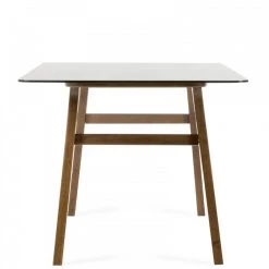 VIG Dining Room Modrest Zeppelin Modern Smoked Glass Dining Table